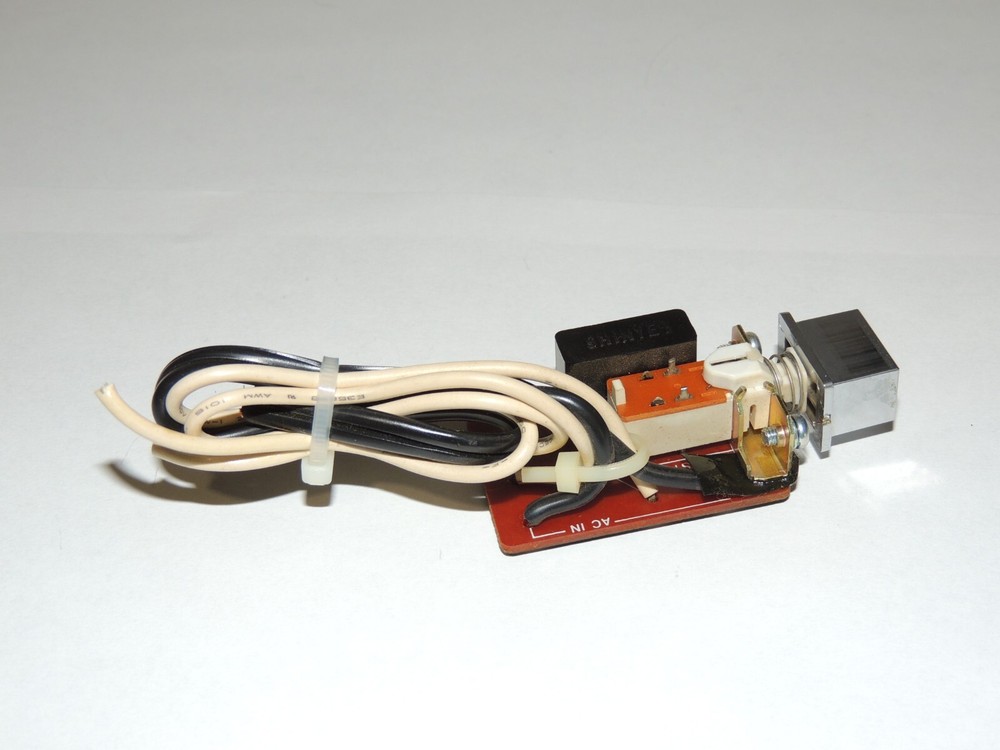 MCS-3035 EQ Power Push Switch & Full Wire & Knob Assembly