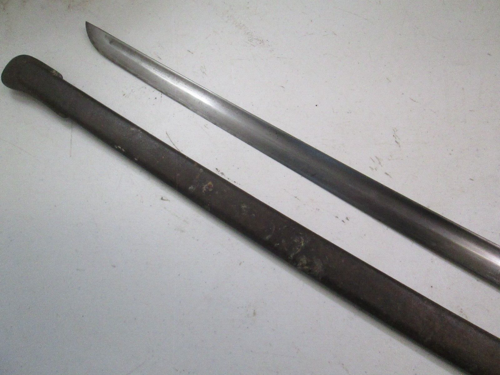 RUSSO JAPANESE NCO CAVALRY SWORD AND SCABBARD ARSENAL MARKED #Y3