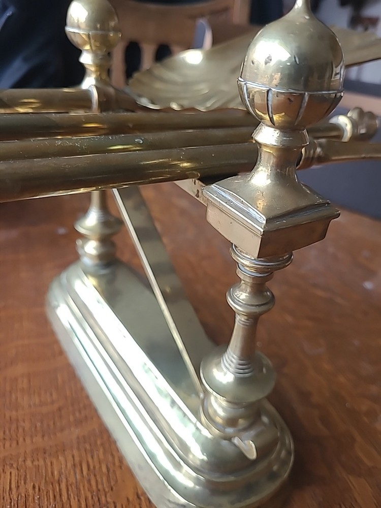 Antique Brass Fire Companion Set
