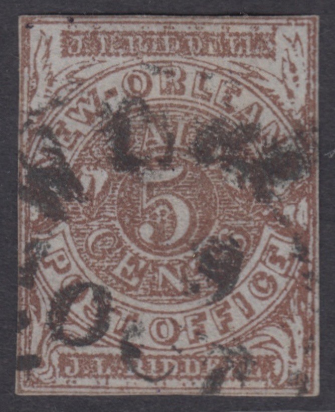 ~1861, Sc #62X4 - NEW ORLEANS PROVISIONAL - USED