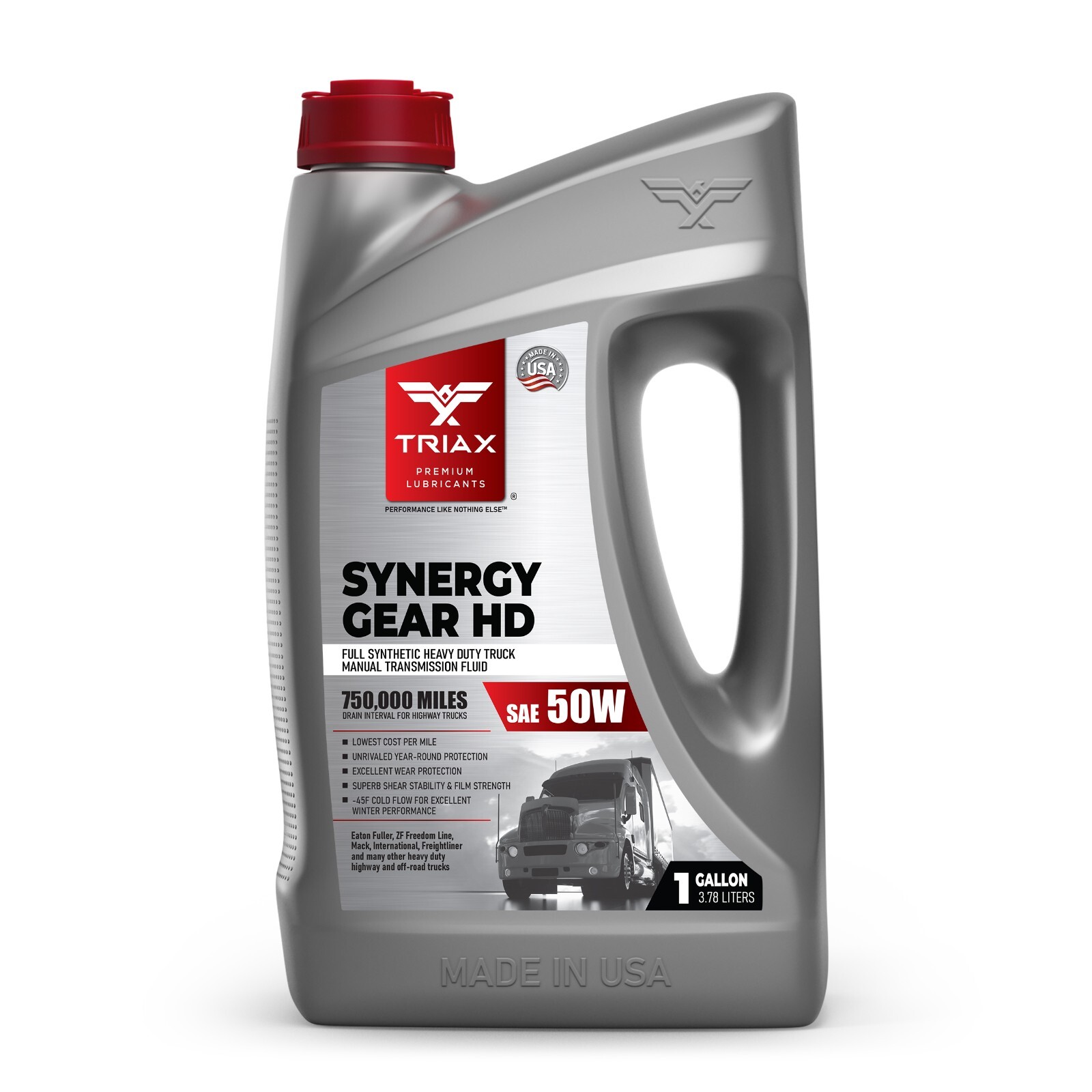 TRIAX Synergy Gear HD 50W - Full Synthetic, Transmission Oil (1 Gallon)
