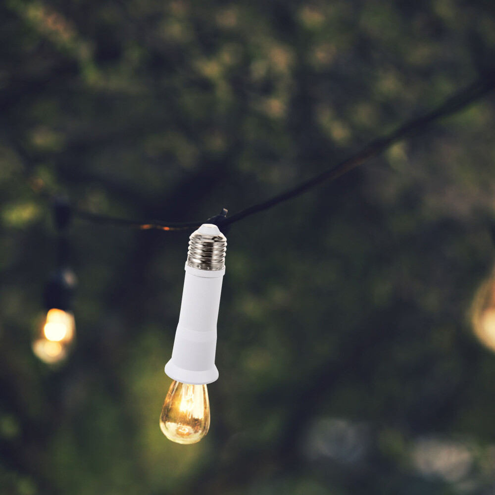 2 Pcs Practical Light Socket Extension Light Socket Extender Outdoor