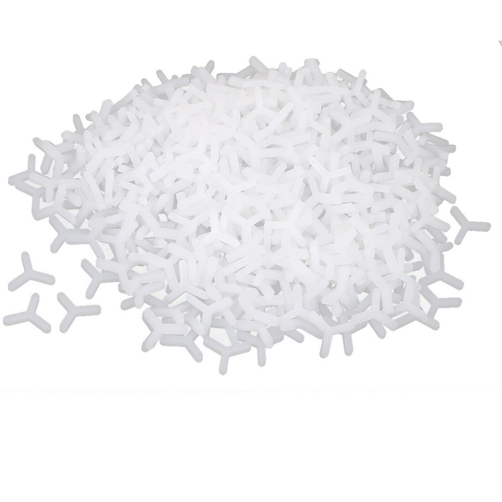 1000pcs Wall Floor Tile Plastic Y Type Spacers Tiling Tools 3mm White