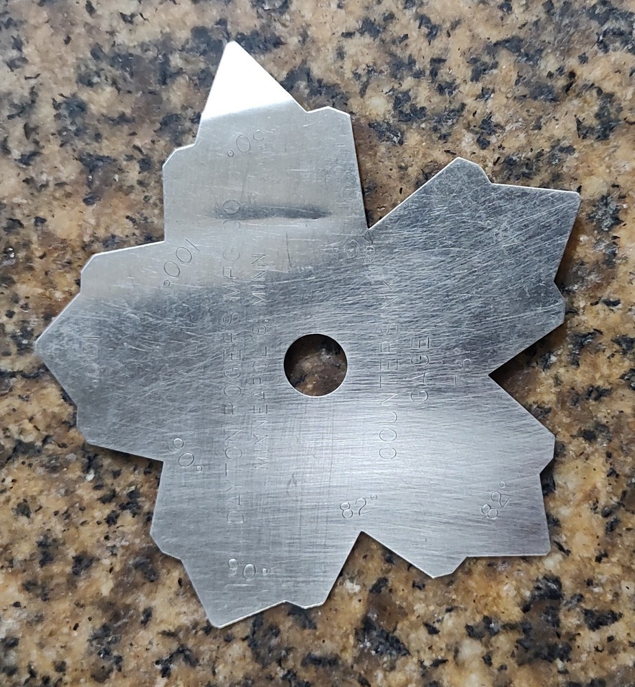 🗽DAYTON ROGER COUNTERSINK GAGE