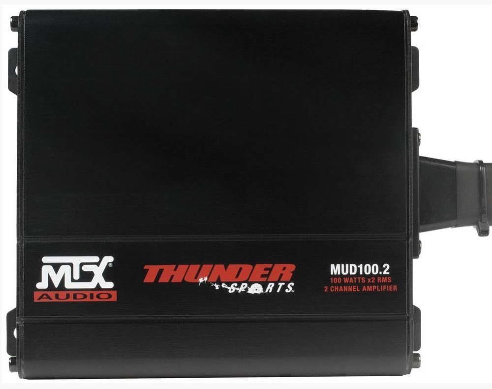 MTX UNI-2-MUDBTRC UTV Audio Kit-Amplifier+4 Roll Cage Speakers+Bluetooth Control