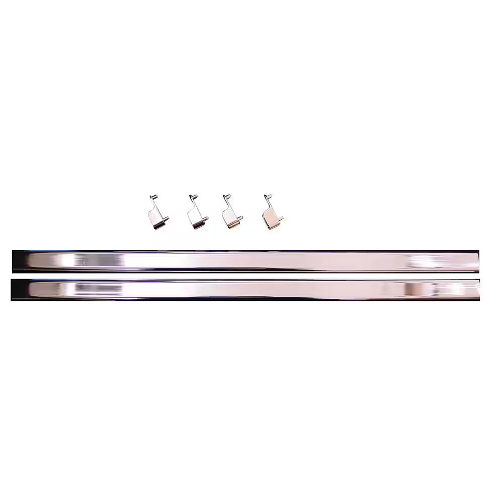 24 In. W Closet Rod and Ends (2-Pack)