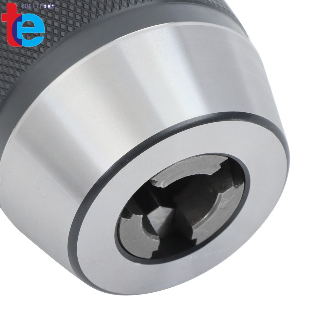 MT2 Morse Taper Keyless Drill Chuck 1/32 to 1/2" with Solid Shank