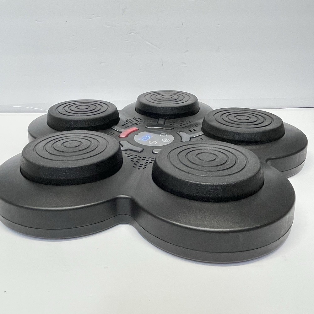 Unbranded Music Boxing Machine Unisex Black Solid Plastic Bluetooth LED Training
