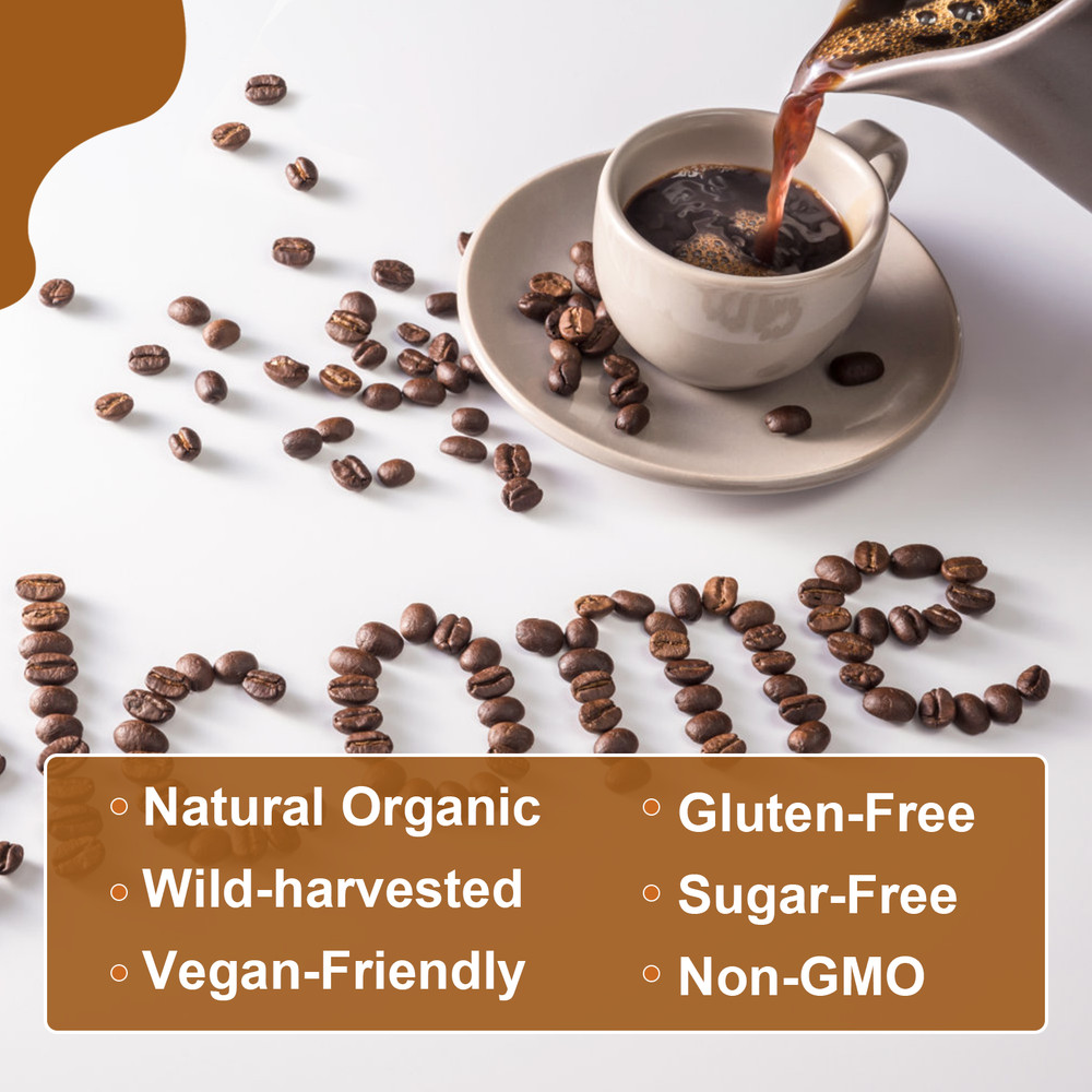 Lions Mane Mushroom Coffee Powder - Brain & Memory Support ,Cognitive Support