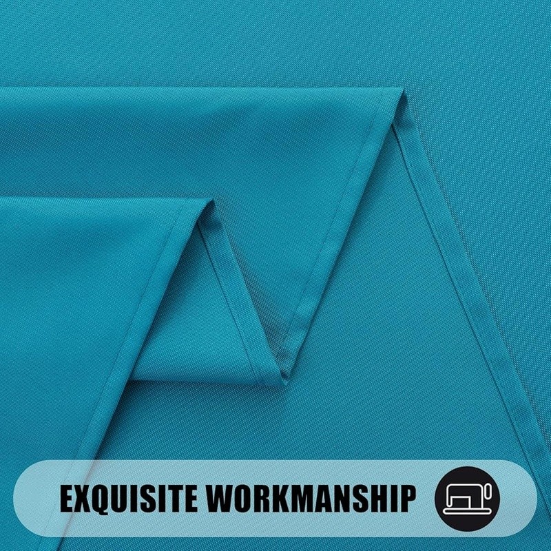 Waterproof Rectangular Tablecloth Reusable Anti-Scratch Polyester Dining Party