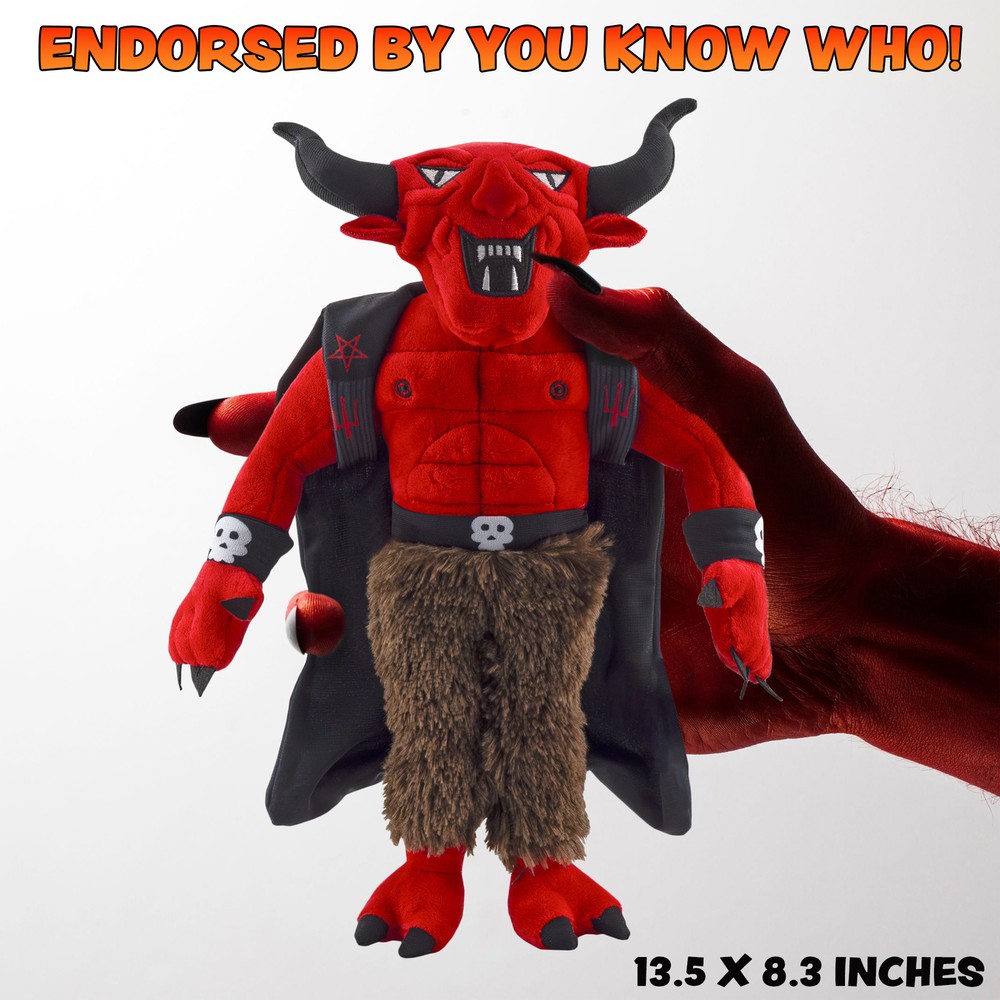 Satan Devil Plush; Stuffed Toy Evil Beelzebub Figure