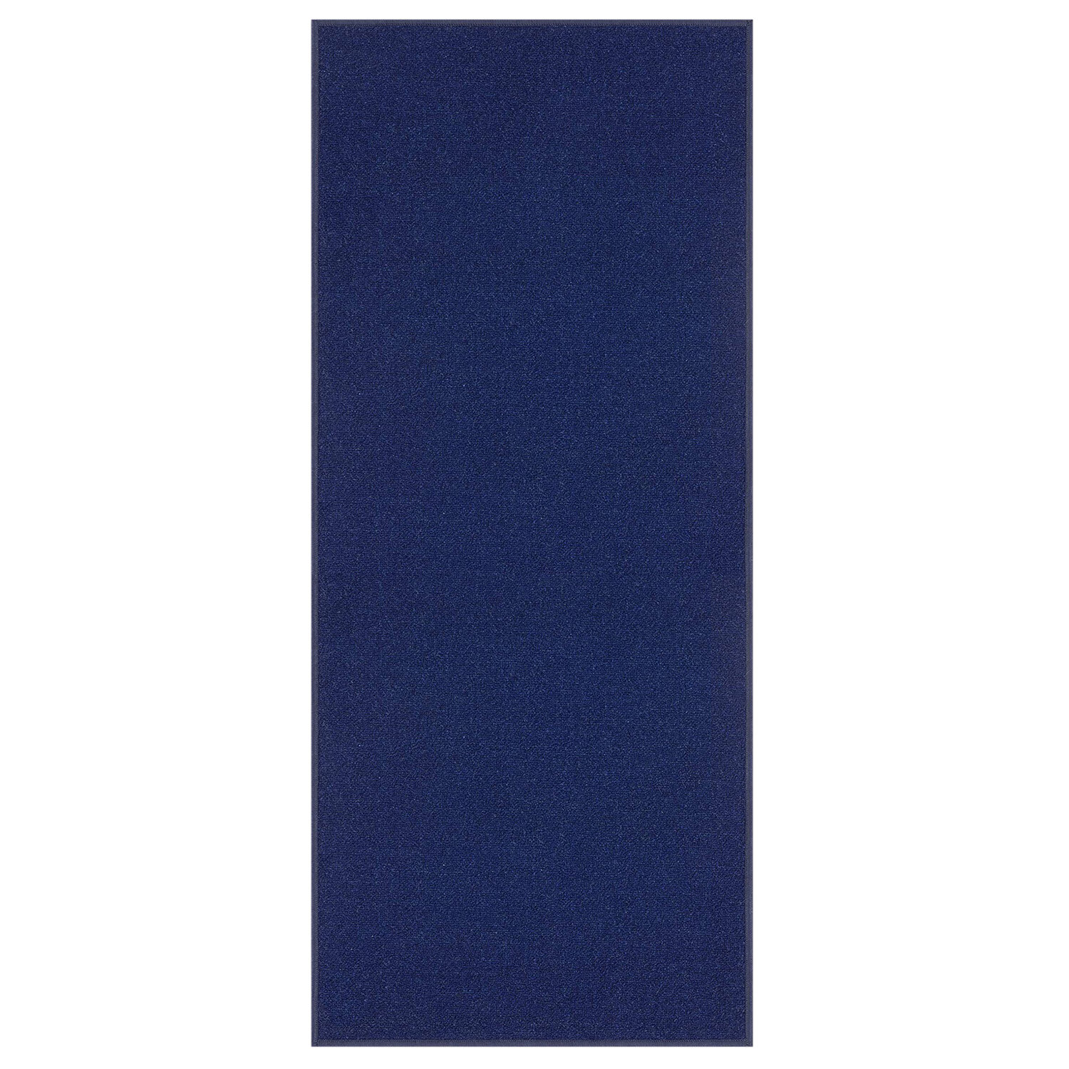 Custom Size NAVY BLUE Stair Hallway Runner Rug Rubber Back Non Skid 22" 26" 31"