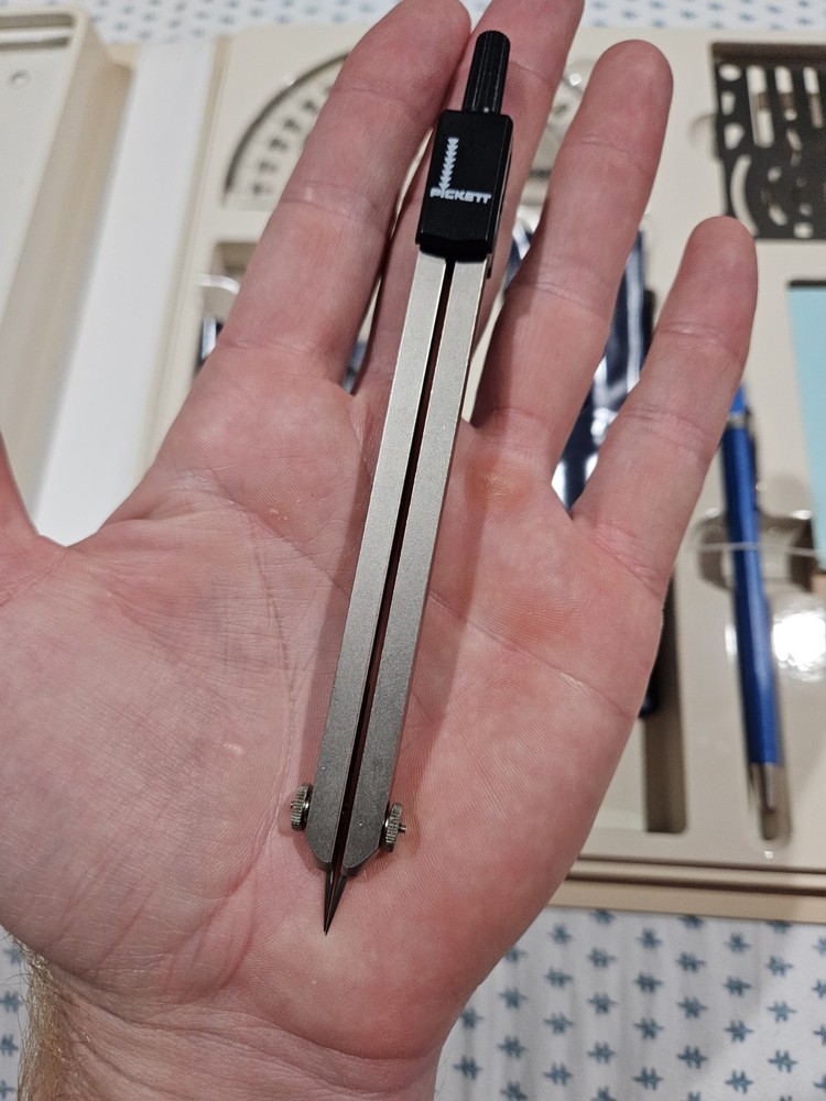 Vintage Pickett 1503 NC Drafting Tools ( Incomplete Set) *READ