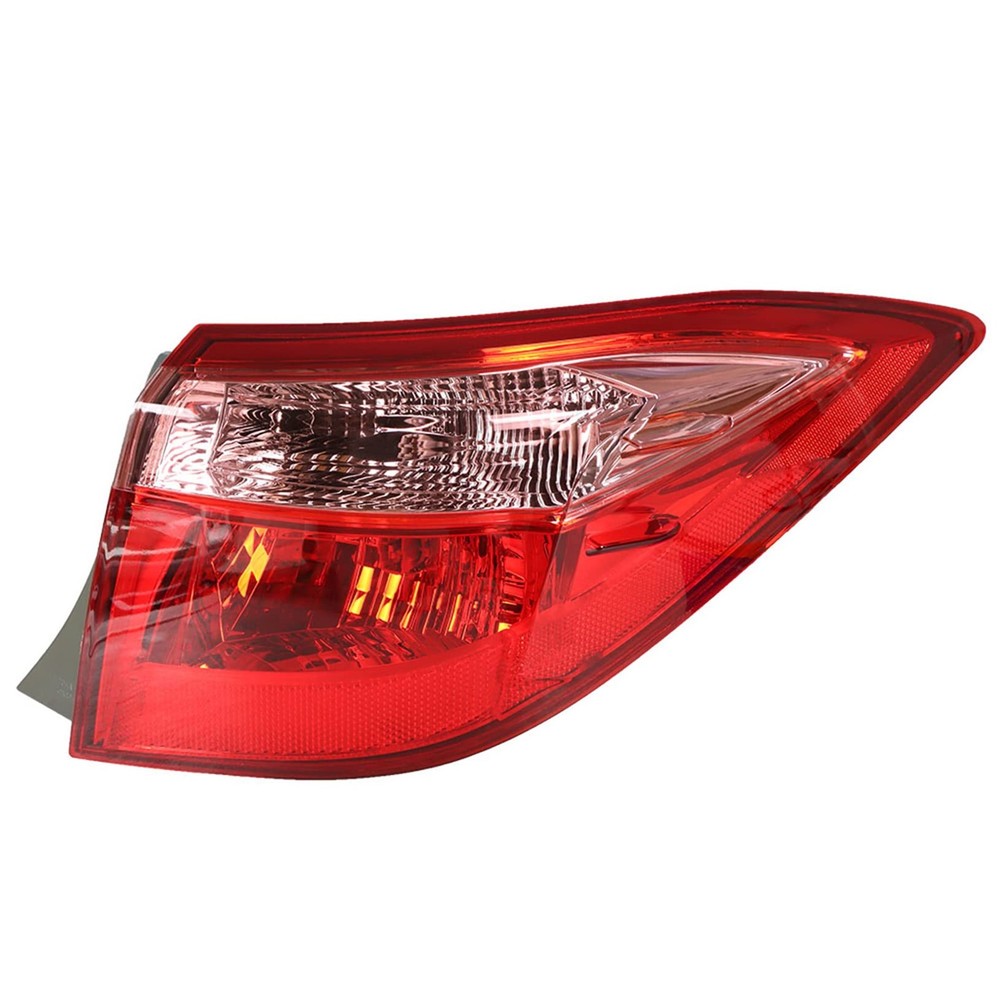 Corolla 2017-2019 Sedan Red Pink Tail Light Outer Passenger Side
