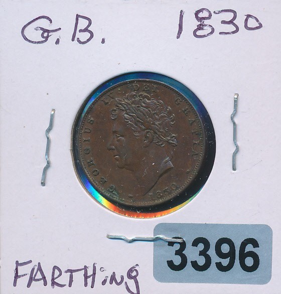 GREAT BRITAIN - 1830  - FARTHING - #3396
