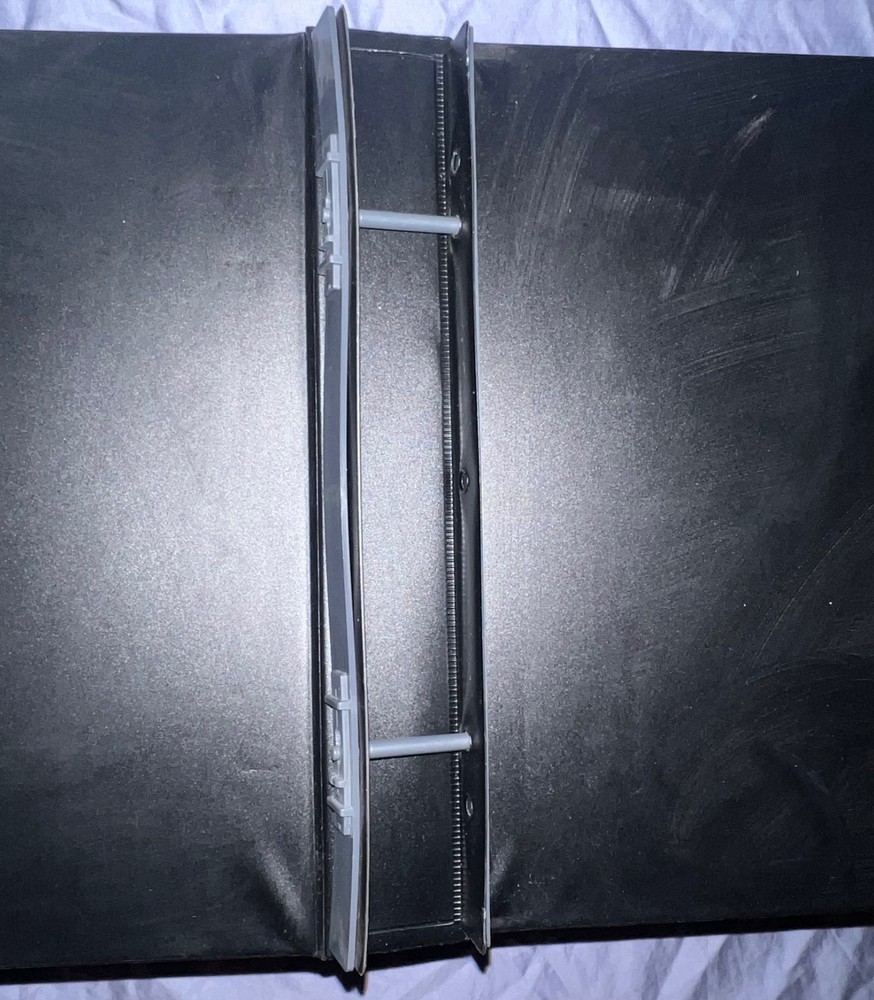 Slightly Used Old/Classic LIGHTHOUSE TWO-POST BINDERS LOT OF 2 - RED & BLACK