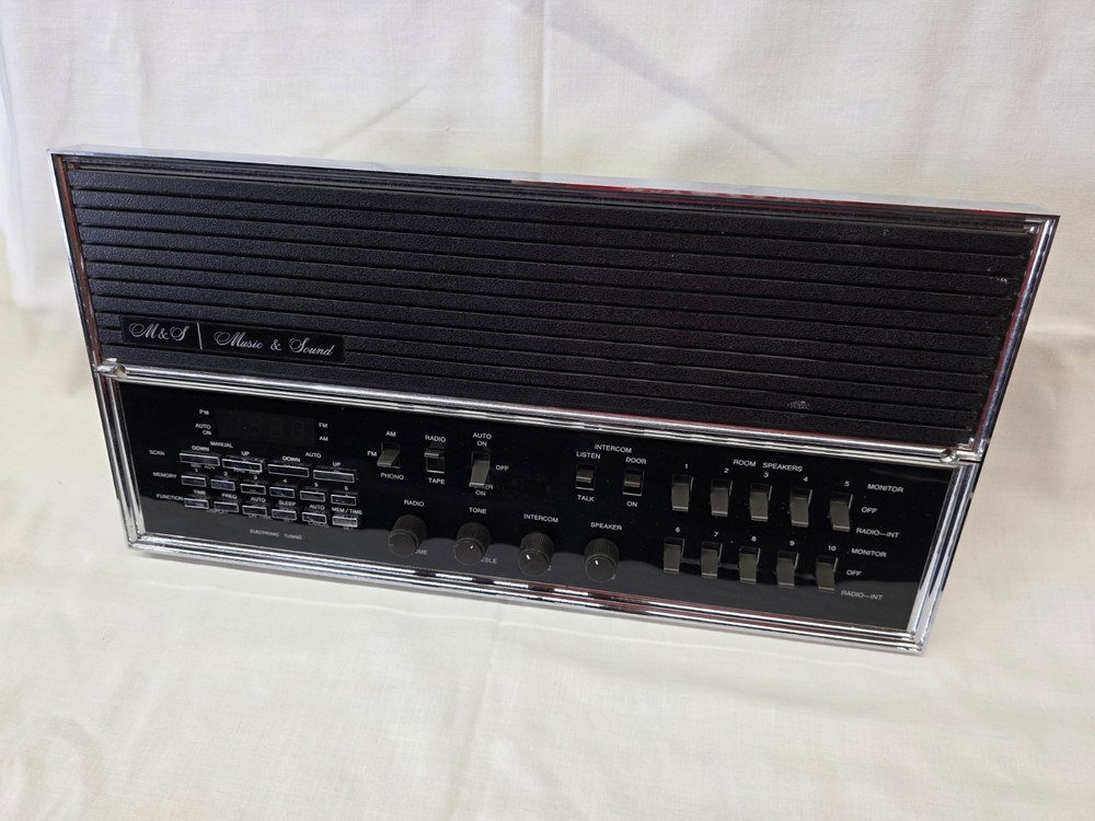 M&S Rebuilt N350 Silver and Black Intercom Master