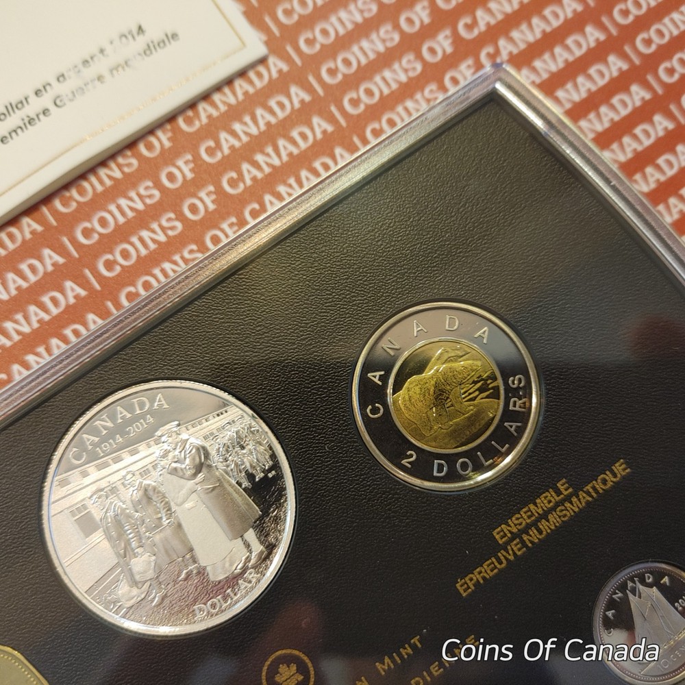 2014 Canada Special Edition Silver Dollar Proof Set #coinsofcanada