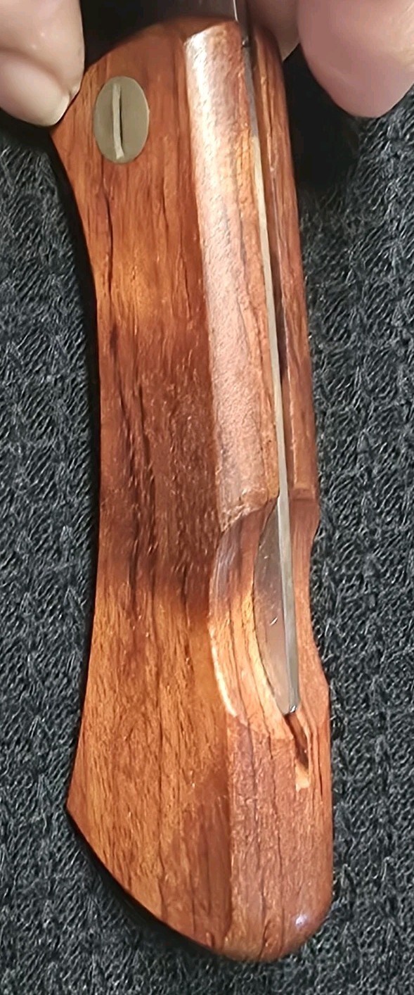 Estwing EKA Swede Wood Folding Pocket Knife Made In Sweden