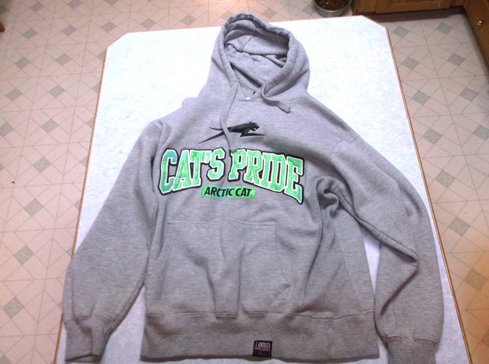 Arctic Cat, Cat's Pride Pullover Hooded Sweatshirt, Large