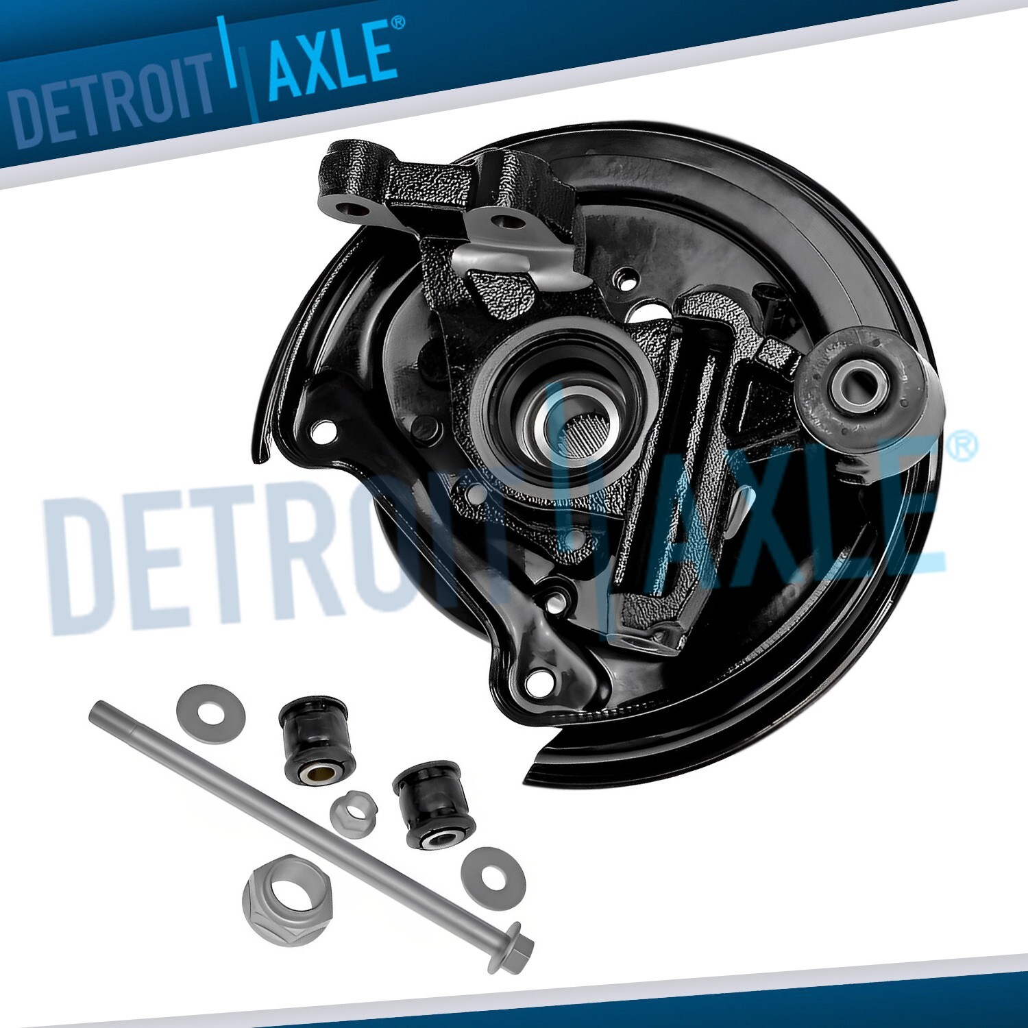 Rear Left Steering Knuckle & Wheel Hub Bearing for 2001 - 2008 Subaru Forester