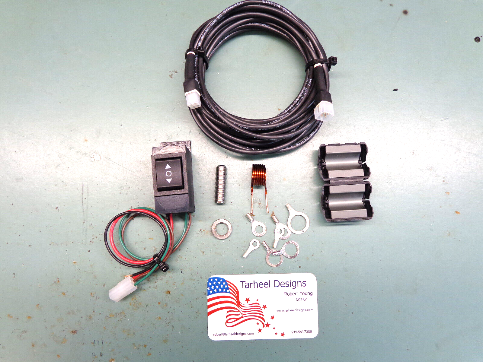 Tarheel Designs Little PRO-HP motorized antenna...High Power 10 -40 meters