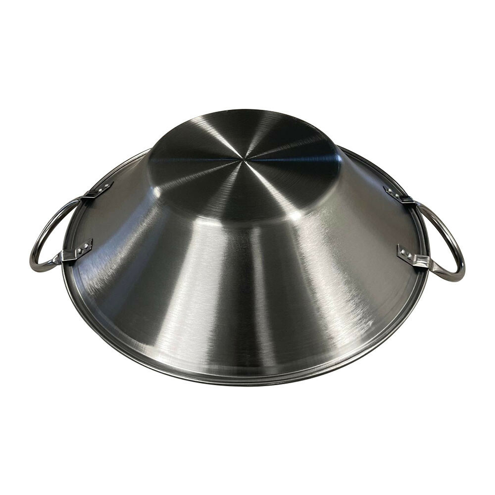 30-3/4''L x 24-5/8''W x 9-1/2''H Carnitas Cazo Stainless Steel Caso Pot Pan Wok
