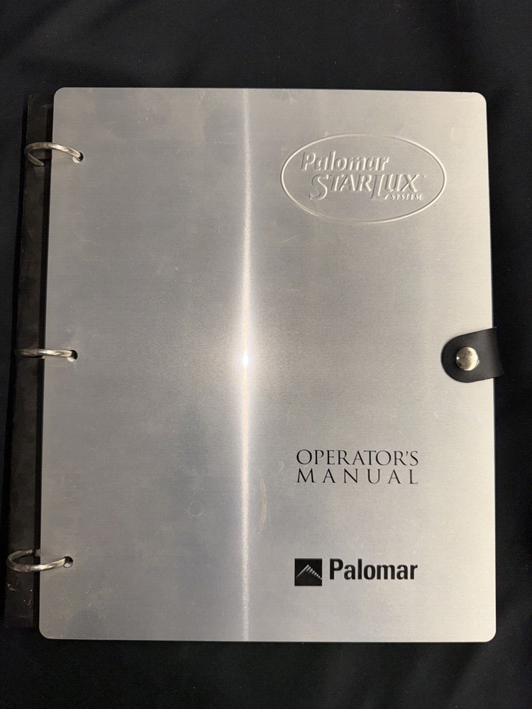 Palomar Starlux Operator's Manual
