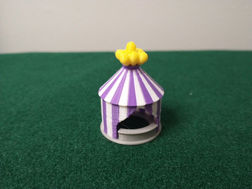 Carnival Booth Collection - 4 Booths - Set #3 - N Scale