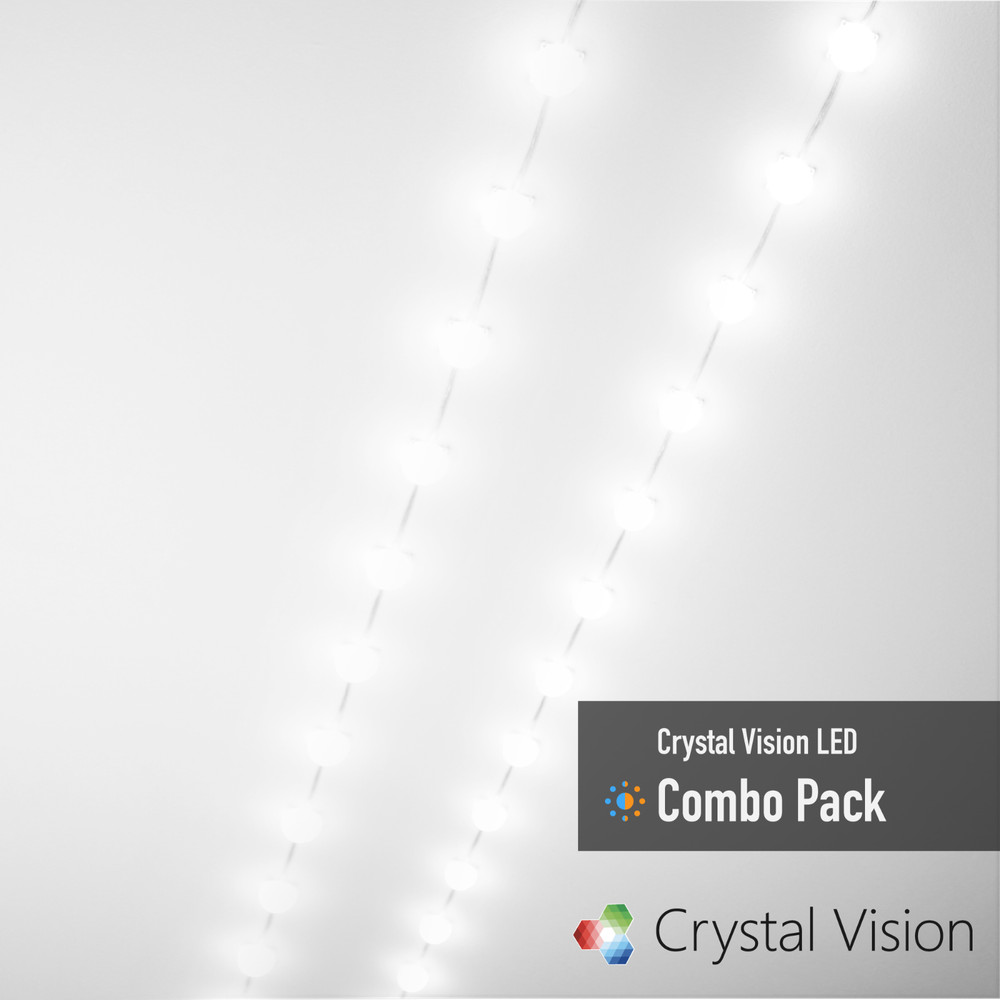 Crystal Vision Ceiling LED Light Kit Provided by Samsung w/ Dimmer Controller