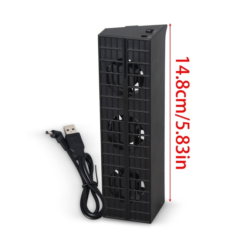 Cooling Cooler Fan Temperature Control with USB Cable for Slim Vertical Stan