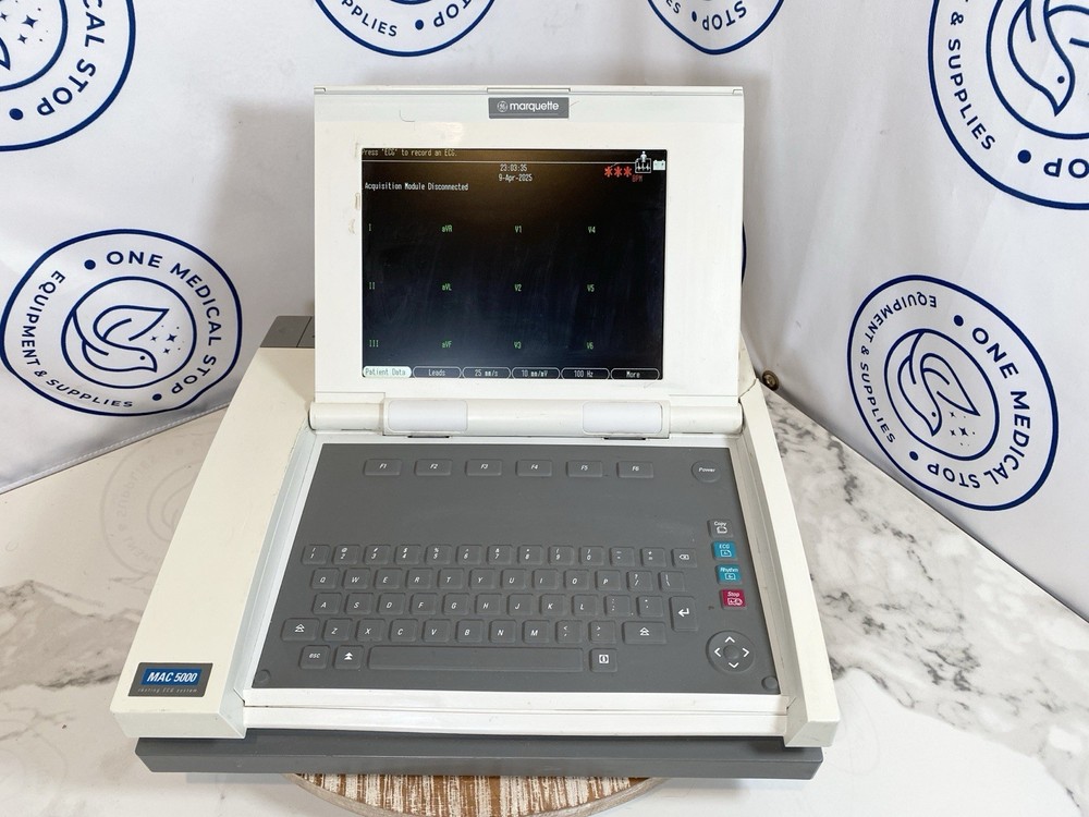 GE MAC 5000 Electrocardiograph EKG Machine / Power Test Only