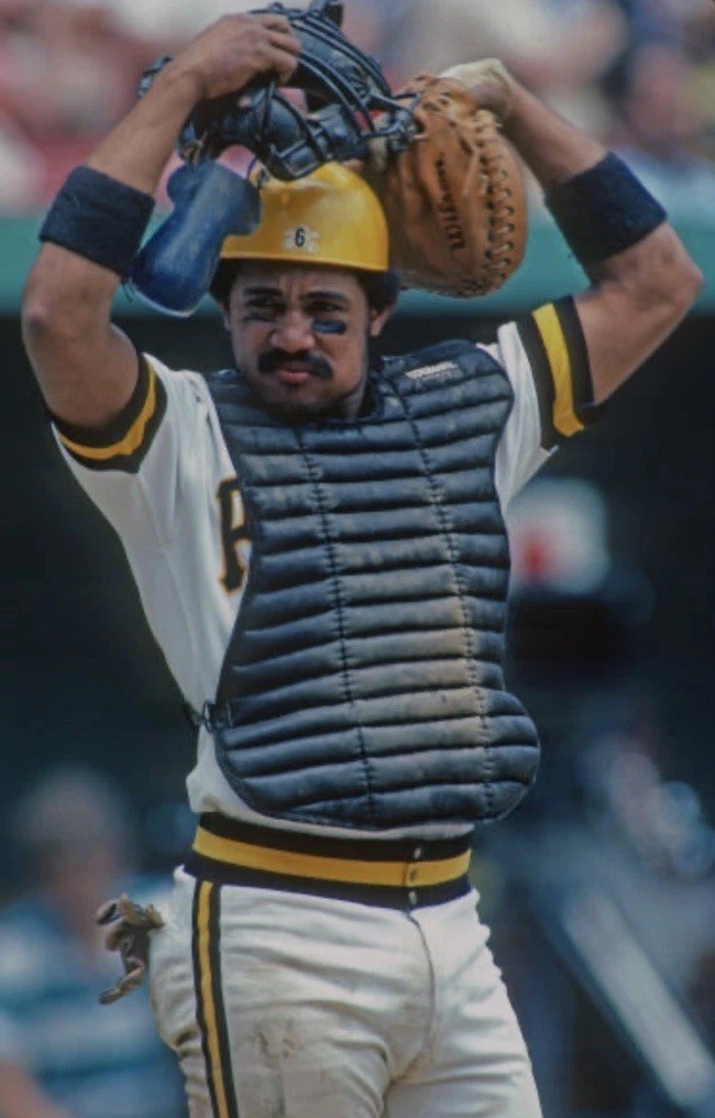 Game Used Auto Tony Peña 1982 Wilson Catchers Mitt Pittsburgh Pirates Photomatch