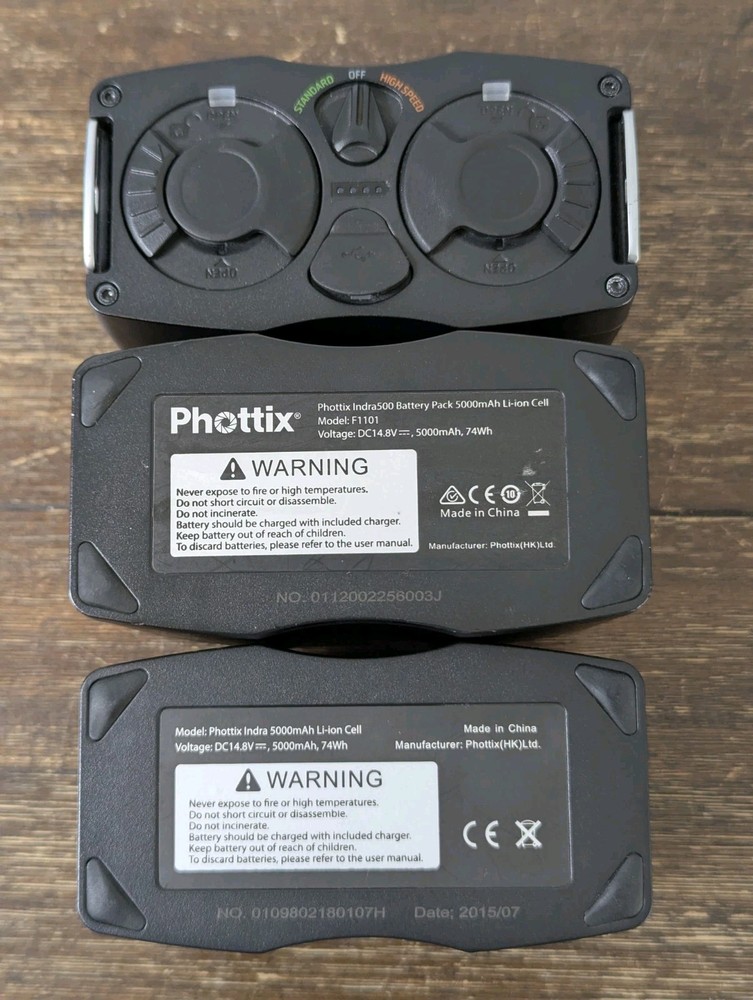 Phottix PH00330 Indra500LC TTL Battery-Powered Light Compatible Tested