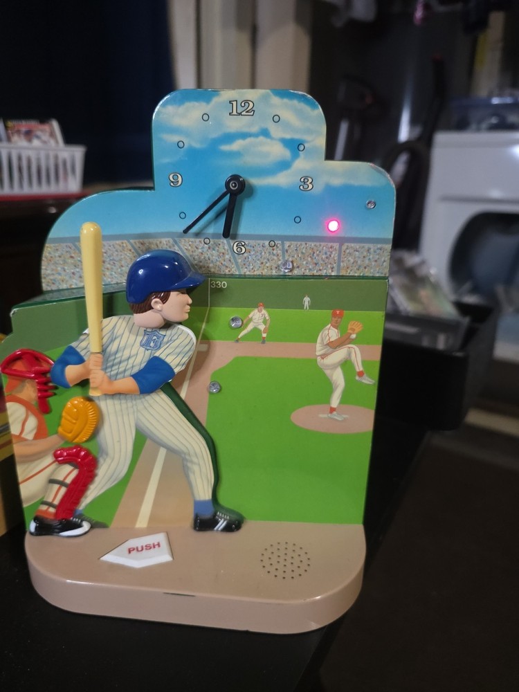 The Original Baseball Clock By Fun- Damental 1999