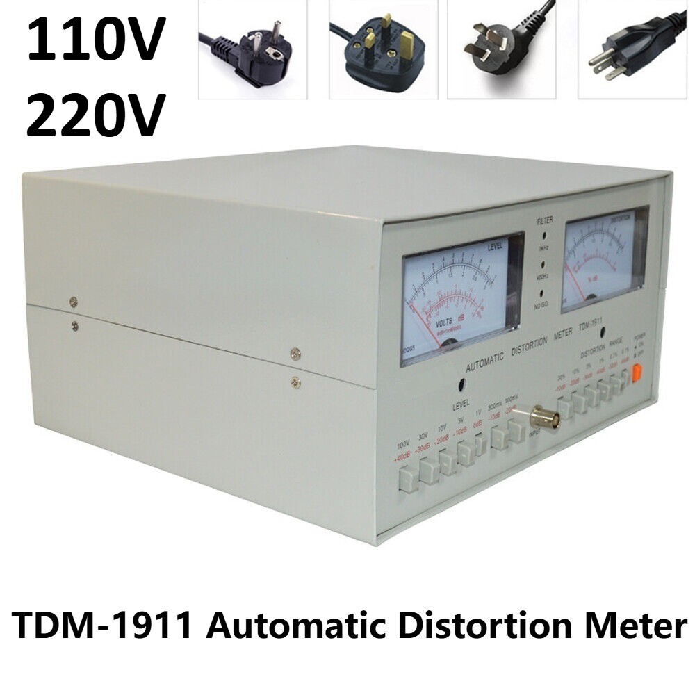 TDM-1911 Automatic Distortion Meter 0.01%-30% Audio Signal Distortion Analyzer