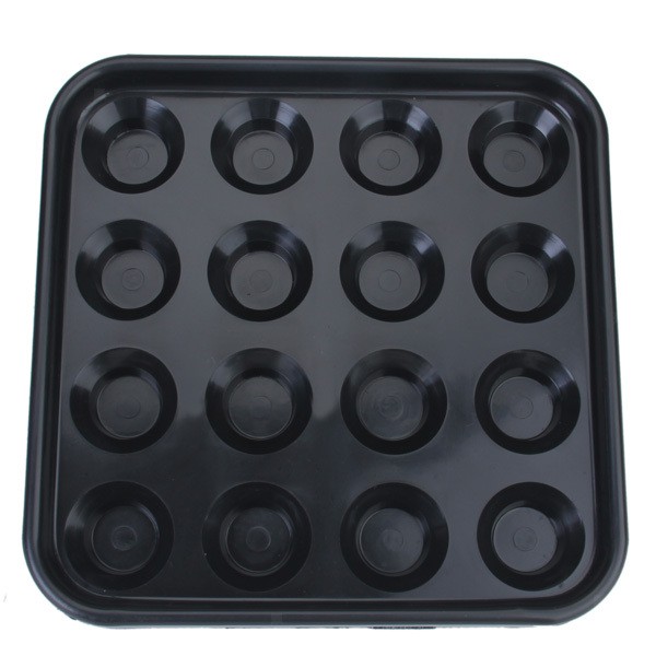 Black Tray Box Holder CaseHolds 16 Snooker Billilard Balls