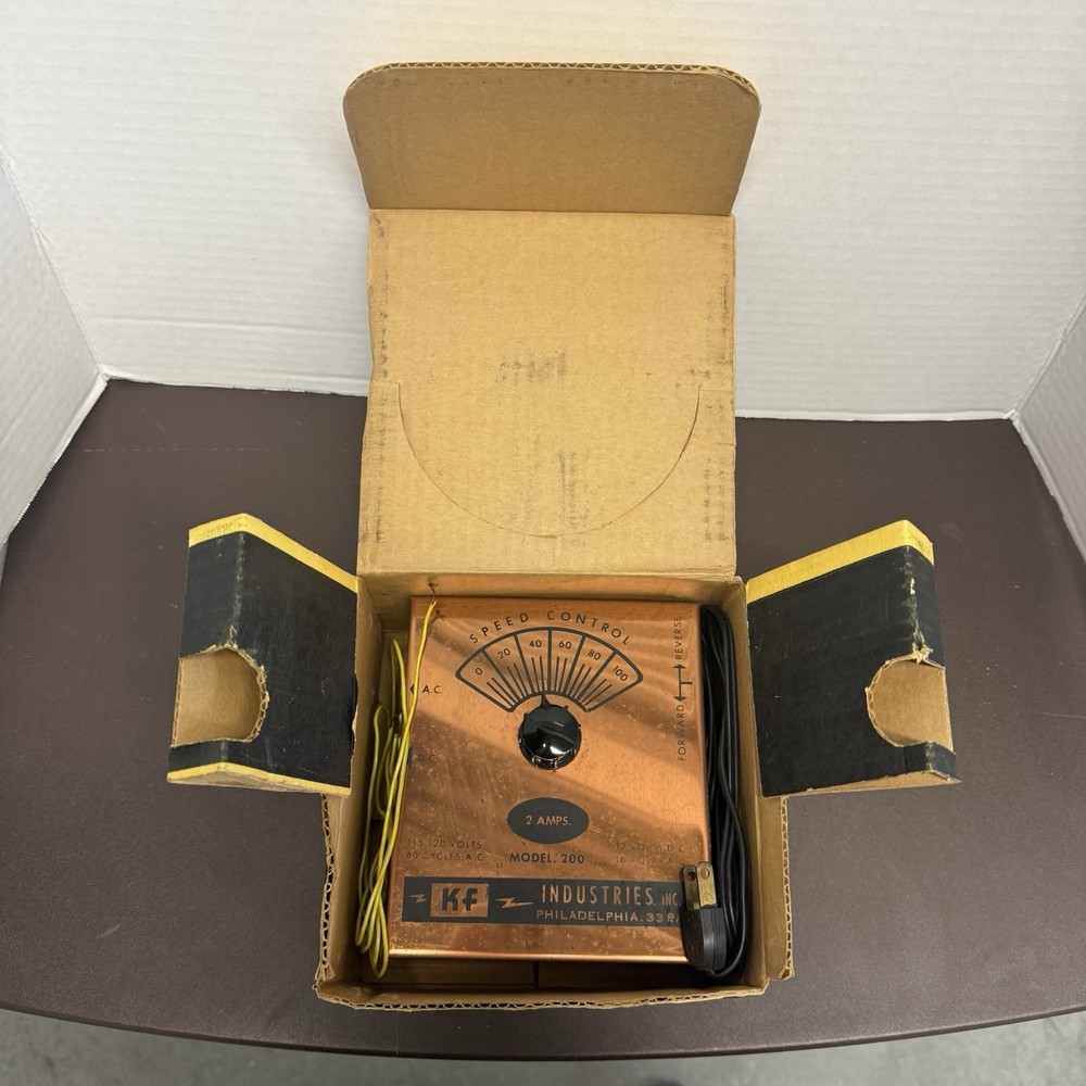 KF Industries Universal Powermaster Ho Scale Train Transformer Controller Tested