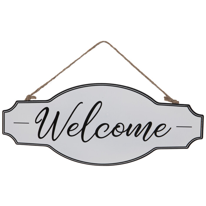 Welcome Metal Wall Decor