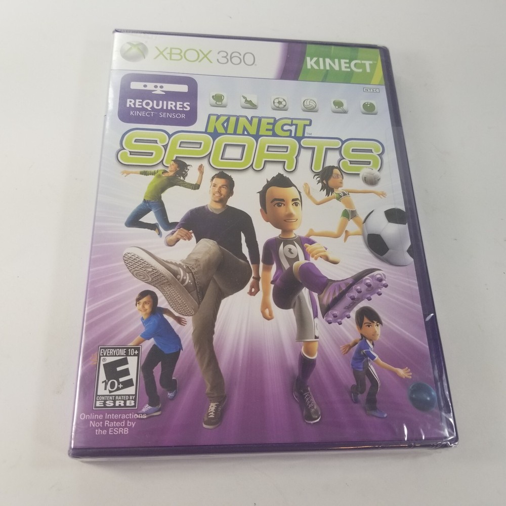 Xbox 360 Kinect Sports new sealed Kinect Sensor Required