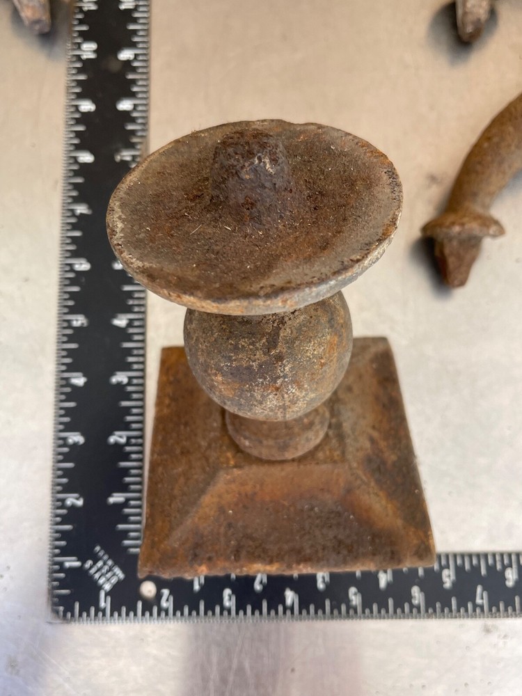 Antique Blacksmith Smith Forge Stake Dog & Clamp Forming Tool