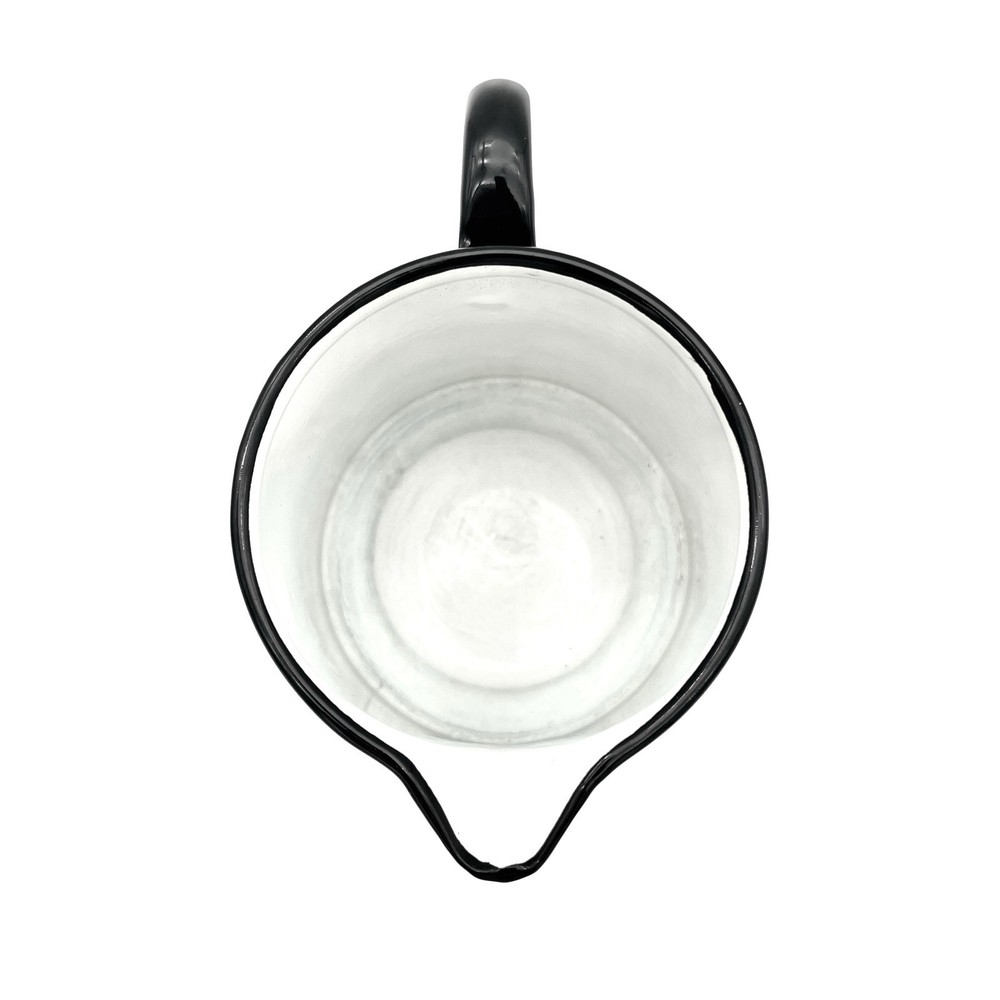 Enamelware Pitcher Made in England 5.5" x 6"