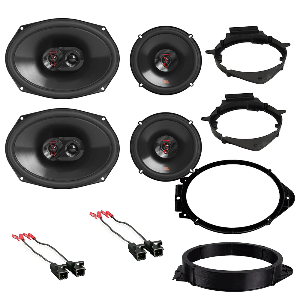 JBL Stage3 Front & Rear Door Coax Car Speakers for 2014-2019 Silverado & Sierra