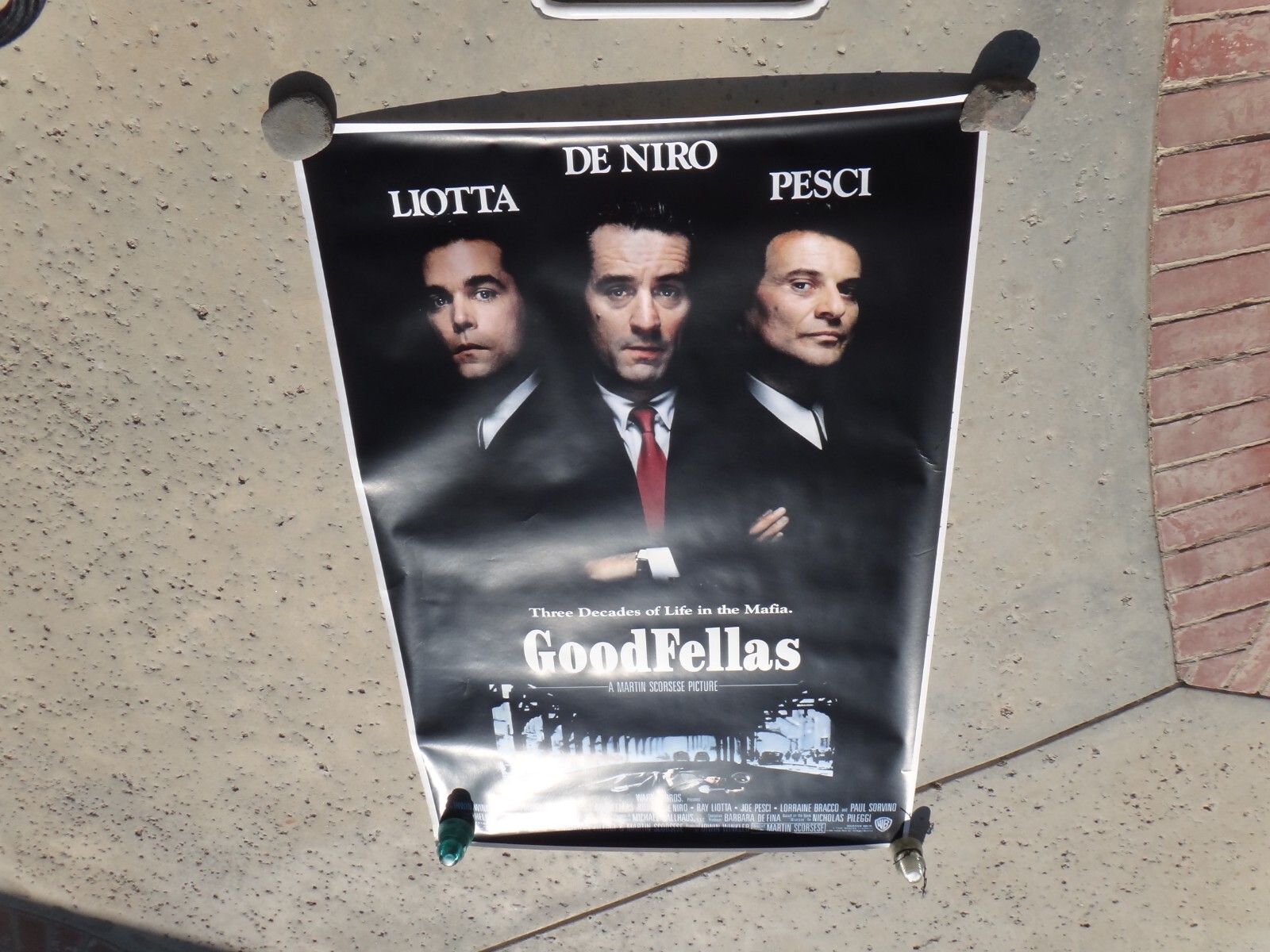 GoodFellas Original Movie Theater Poster 48" x 70" - De Niro, Pesci & Liotta