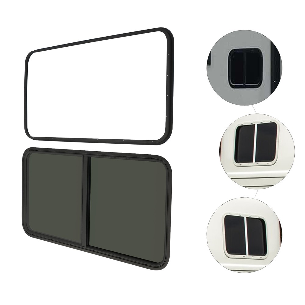 Horizontal Sliding RV Window with Multiple Wall Thickness Options