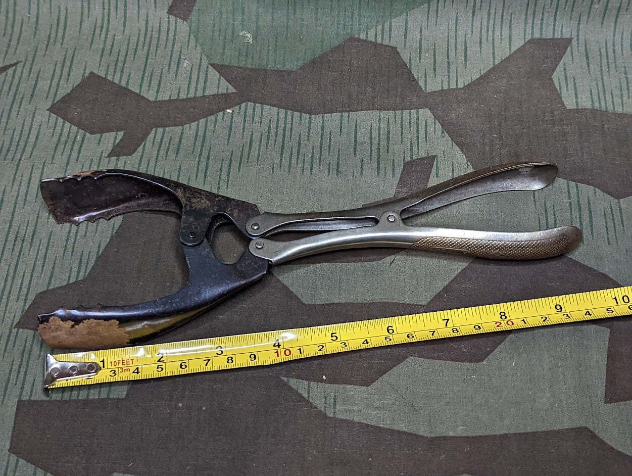 Vintage 1930s / 1940s German Sonne DRGM Coal Tongs WWII AS-IS Stove Briquettes