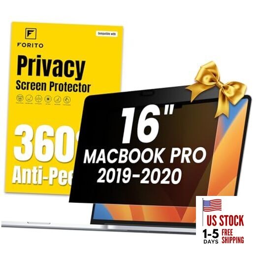 360° Privacy Screen Protector Compatible with MacBook Pro 16 Inch (2019-2020)