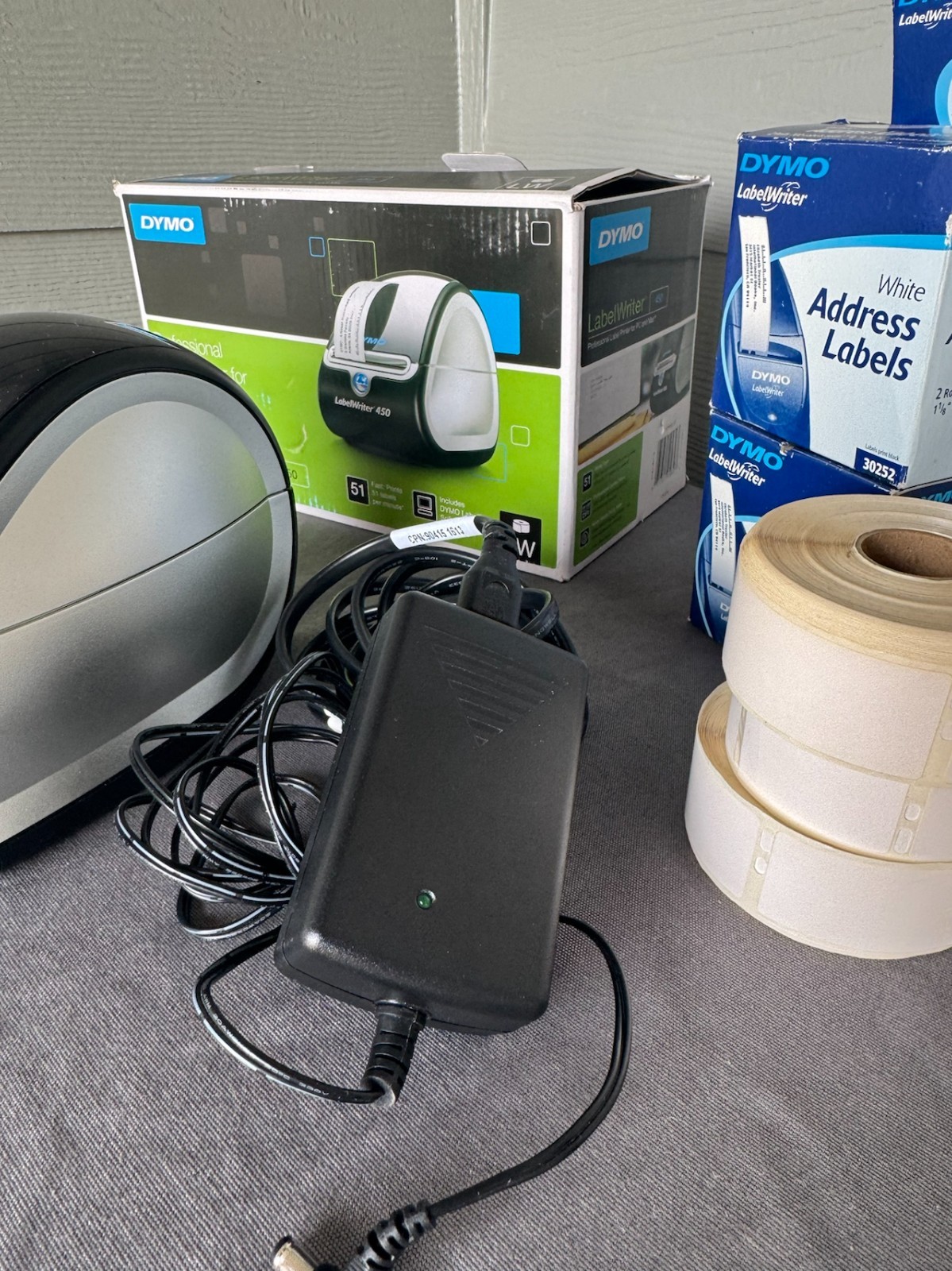 DYMO LabelWriter 450 Thermal Label Printer 1750110- w/ Power Supply & USB Cable