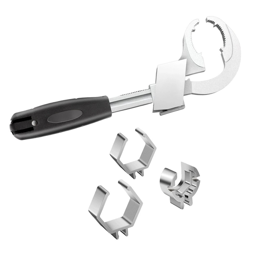 Multi-Function Sink Wrench Set Adjustable 27-80mm For Plumbing Pipe Nut Tool