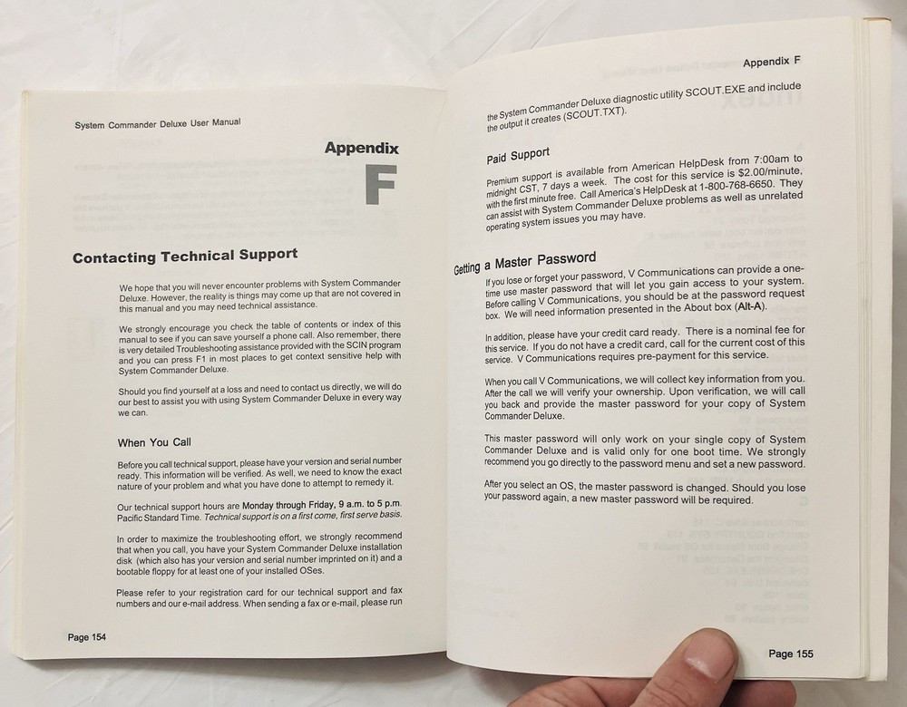 System Commander Deluxe User Manual VCOM Partitioning Guide Windows Linux (1998)